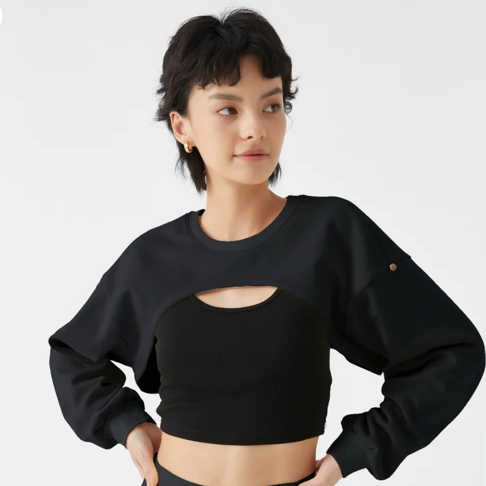 Cubby Shrug Sweater Cropped~love this Supesu top~SOLD OUT ON WEBSITE
